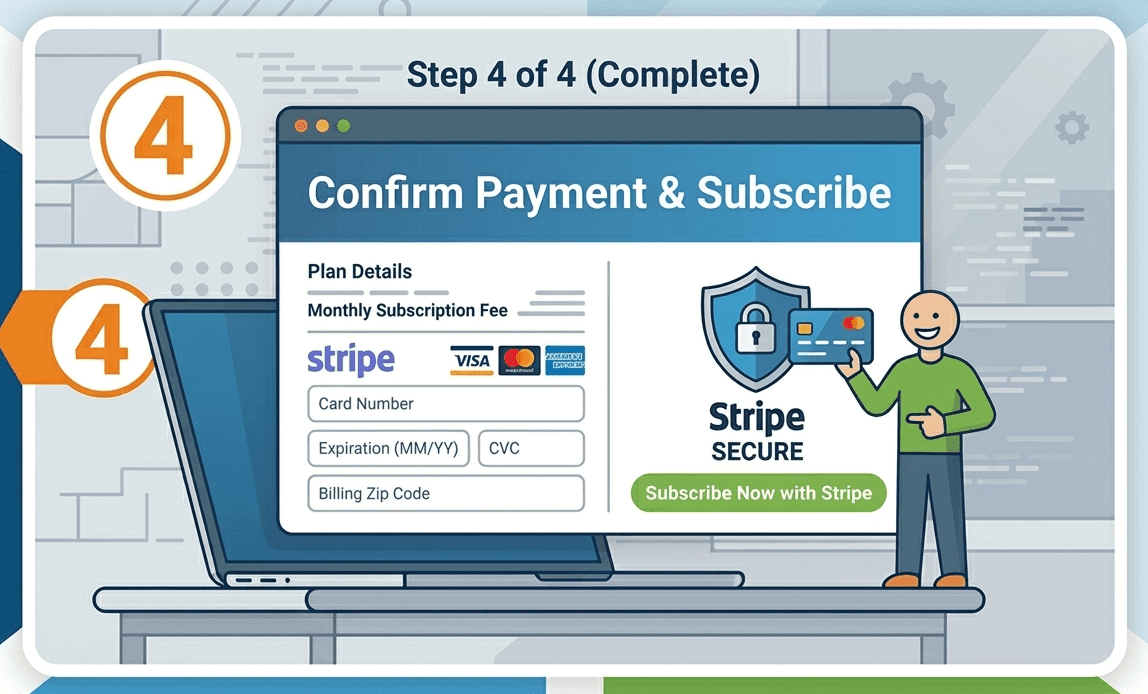 Choose or Confirm a Plan and Pay
